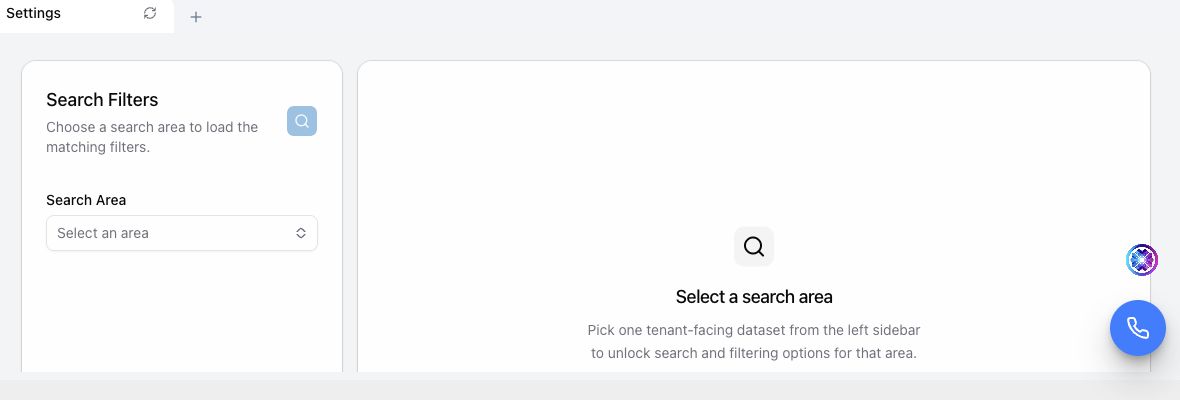 The Advanced Search workspace with a search term and multiple record types.